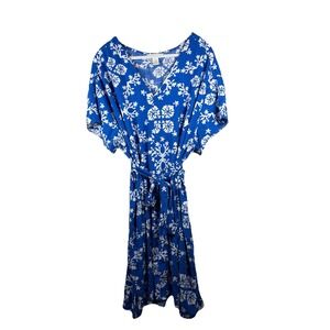 h&m floral knit dress Women's Black/Flowers H&M+ Knitted dress